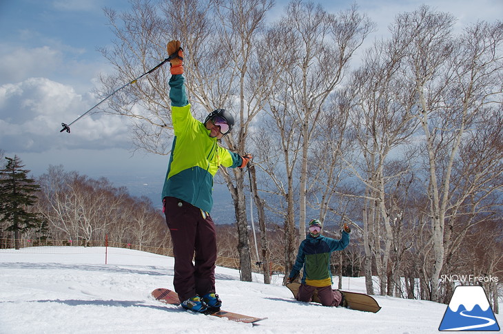 サッポロテイネ モノスキーで春雪遊び・尾形信とゆかいな仲間たち♪